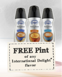 international delight coffee creamer free coupon