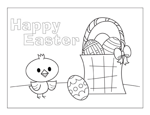 FREE Kids' Easter Coloring Pages and Greeting Cards - Couponing 101