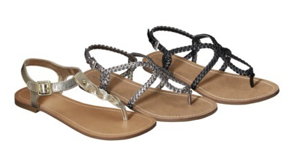 Target Daily Deal: Buy 1 Get 1 Free Merona Womenâ€™s Gladiator Sandals ...