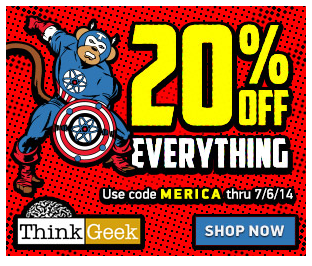 ThinkGeek Coupon Code: 20% Off Everything Sitewide | Couponing 101