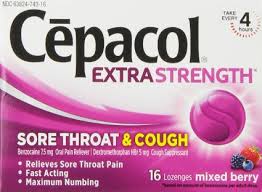 Cepacol Extra Strength Sore Throat & Cough Lozenges