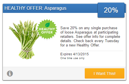 Asparagus SavingStar eCoupon