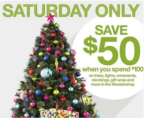 Target: $50 off $100 Holiday Shop Purchase {TODAY ONLY}