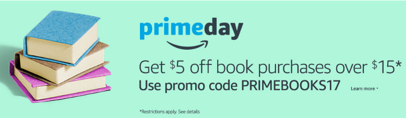Amazon: $5 off $15 Book Purchase!