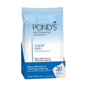 ponds wet cleansing towelettes