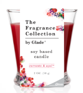 glade fragrance collection 2 oz candle