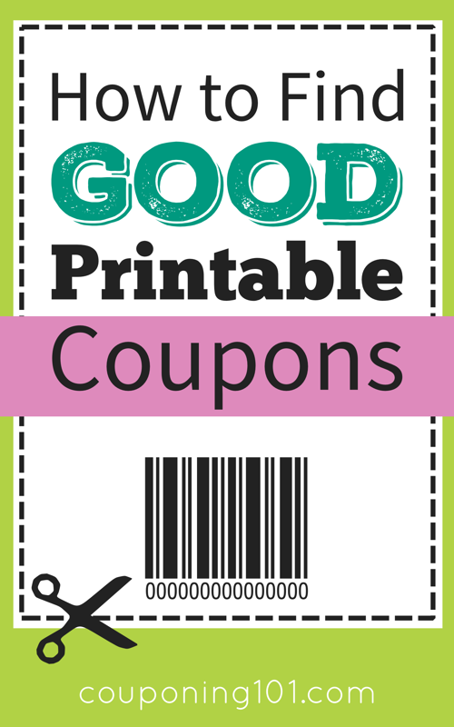 How to find good printable coupons! Plus, tips for printing and how to spot counterfeit coupons.