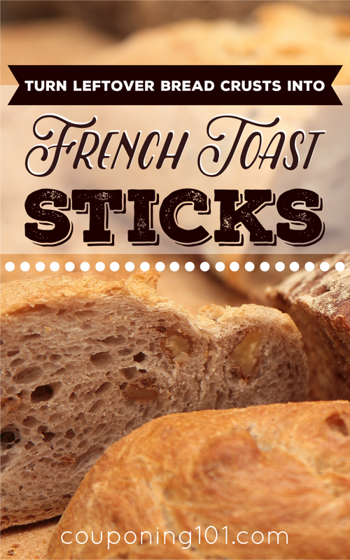 Turn Leftover Bread Crusts into French Toast Breadsticks