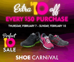 carnival shoes coupons in store