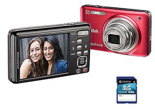 Kodak M5350 16MP Digital Camera and Centon 8GB SDHC Memory Card