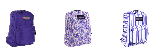 Jansport Purple Backpacks