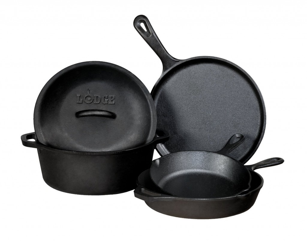 Lodge 5-Piece Cast Iron Cookware Set