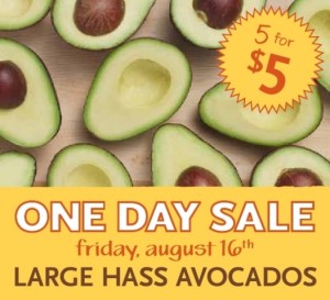 Whole Foods One Day Sale Hass Avocados