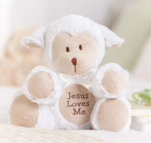 Jesus Loves Me Lamb Plush