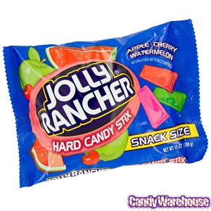 Jolly Ranchers Hard Candy Stix Snack Bag
