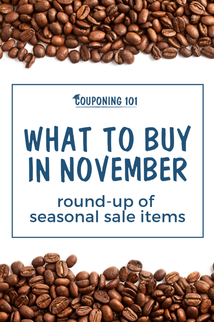 what to buy in november, seasonal sales cycle