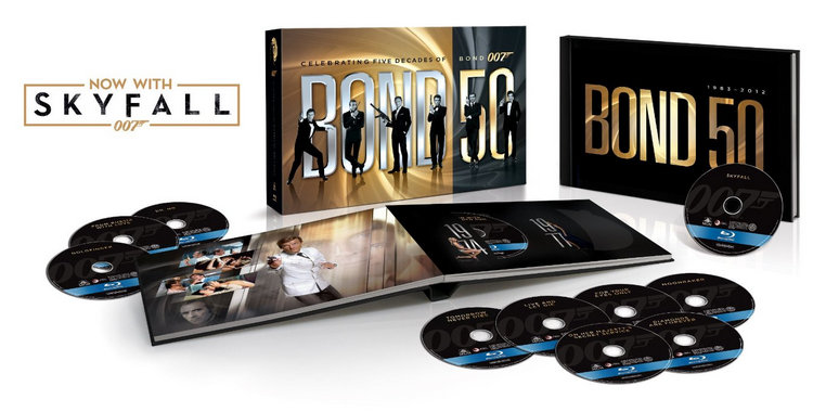 Bond 50 Complete Collection with Skyfall on Blu-ray