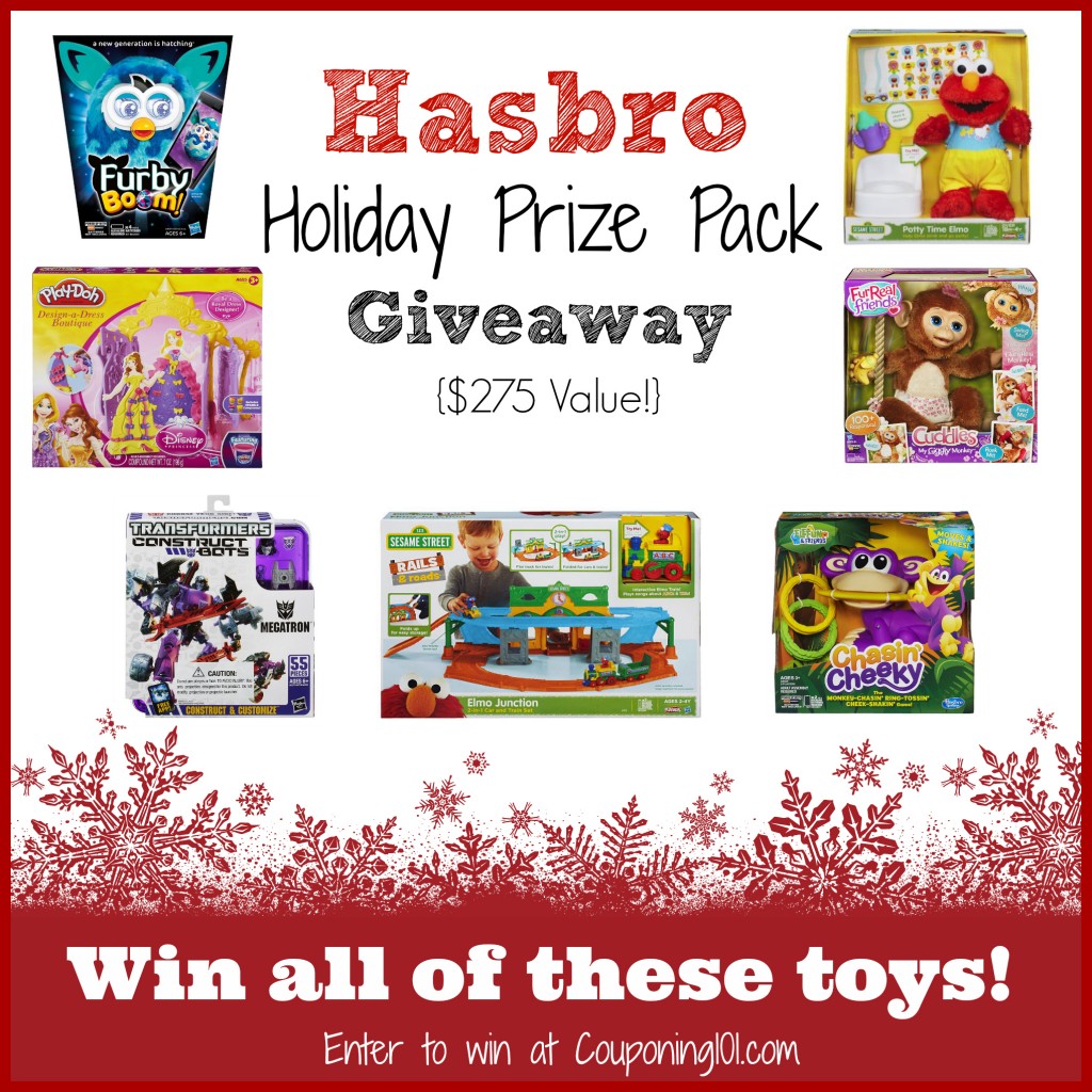 Enter to win a Hasbro Holiday Prize Pack! A $275 Value!