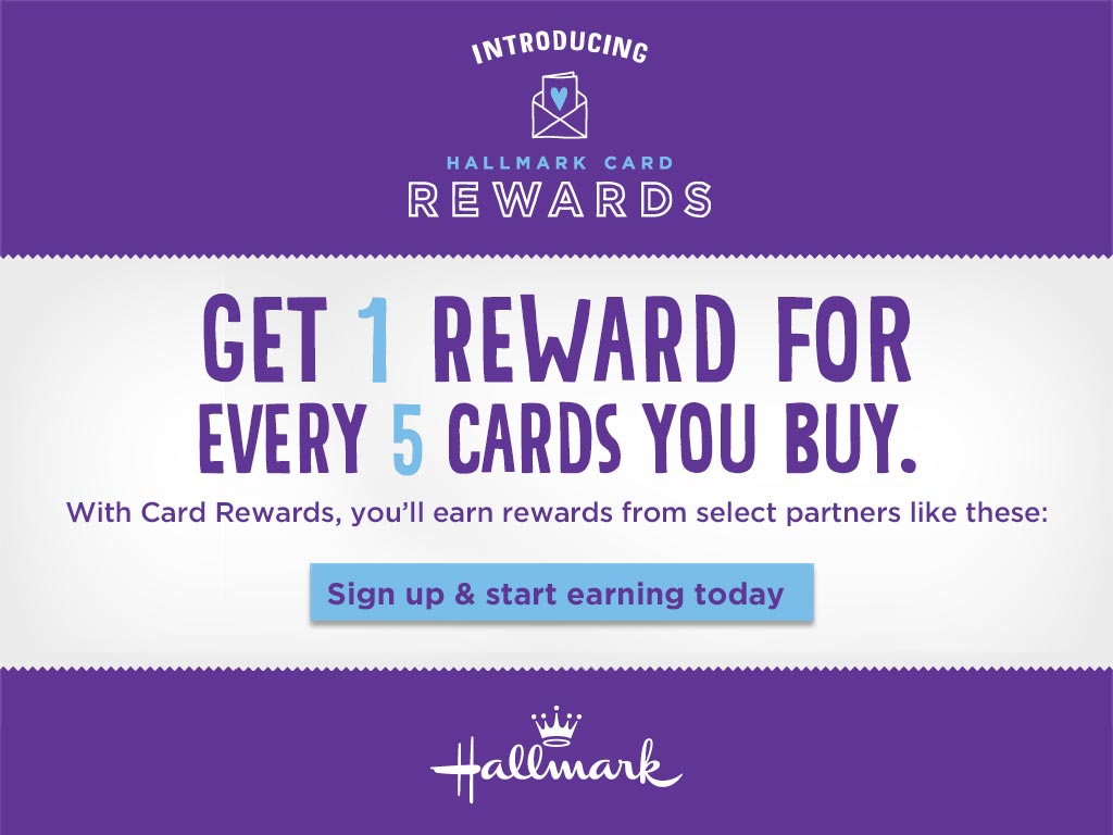 New Hallmark Card Rewards program rewards you with awesome offers (like Starbucks gift cards!) when you buy Hallmark greeting cards!