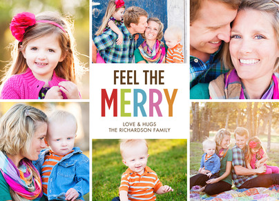 Feel The Merry Christmas Card Cardstore