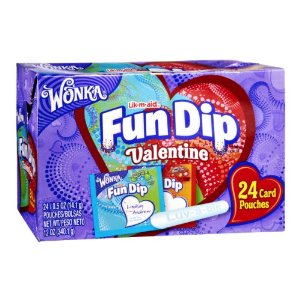 Wonka Fun Dip Valentine Card and Candy Kit