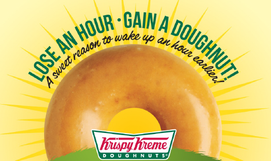Krispy Kreme Doughnut Lose An Hour