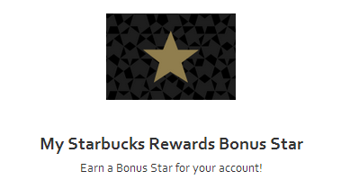 My Starbucks Rewards Free Bonus Star Couponing 101