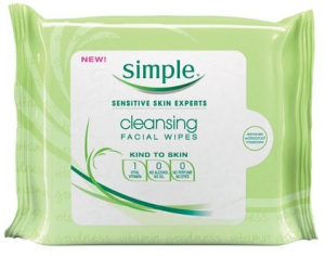 Simple Skincare Cleansing Facial Wipes