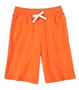 Boys Knit Orange Shorts