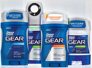 Speed Stick Gear Antiperspirant Deodorant Products