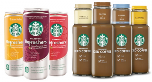 Starbucks Refreshers and Iced Coffee