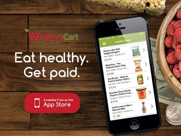 BerryCart: New Cash Back App for Organic, Natural, and Gluten-Free Products!