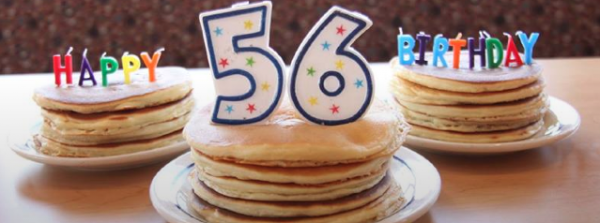 IHOP 56th Birthday Pancakes