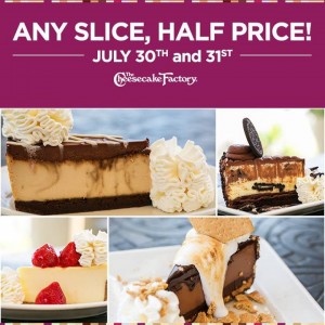 The Cheesecake Factory Half-Price Slice