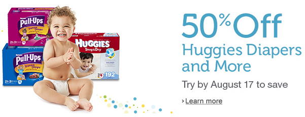 Amazon Mom: Join Now and Save 50% Off First Diapers Purchase + FREE 2-Day Shipping!