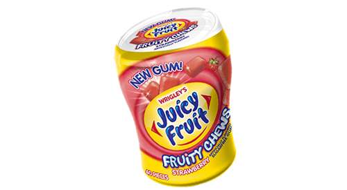 Wrigley's Juicy Fruit Strawberry Fruity Chews Gum