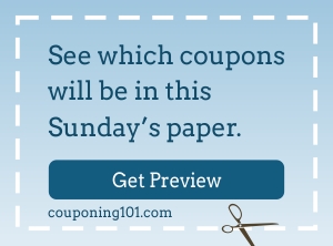 Check out which coupons will be in this Sunday's newspaper!