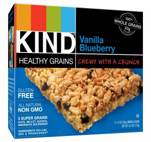 Kind Healthy Grains Vanilla Blueberry Granola Bars