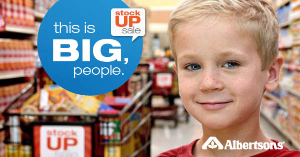 Stock Up Sale at Albertson's this week! Tons of great deals! #StockUpSale