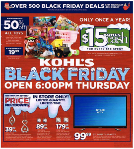 Kohl's Black Friday Ad 2014