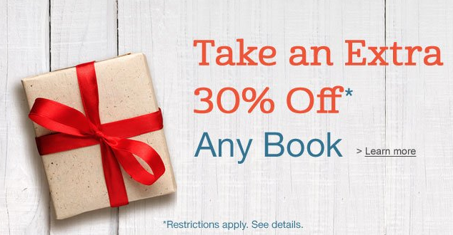 30% off any book on Amazon!