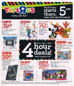 Toys R Us Black Friday Ad 2014