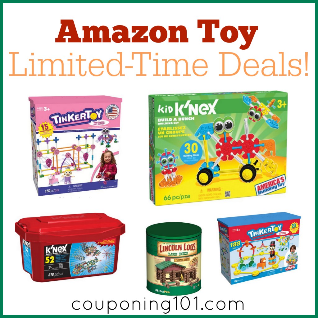 HOT deals on TinkerToys, Lincoln Logs, and K'Nex!