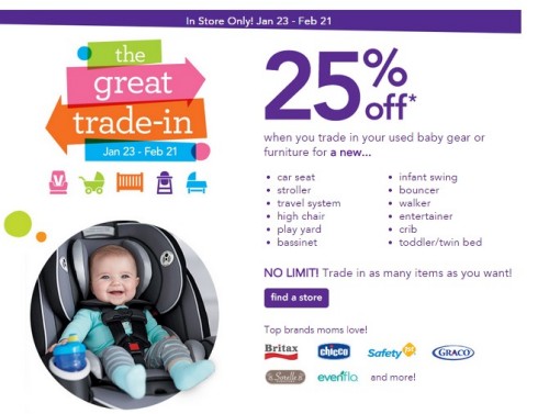 Toys R Us and Babies R Us Great Trade-In Event