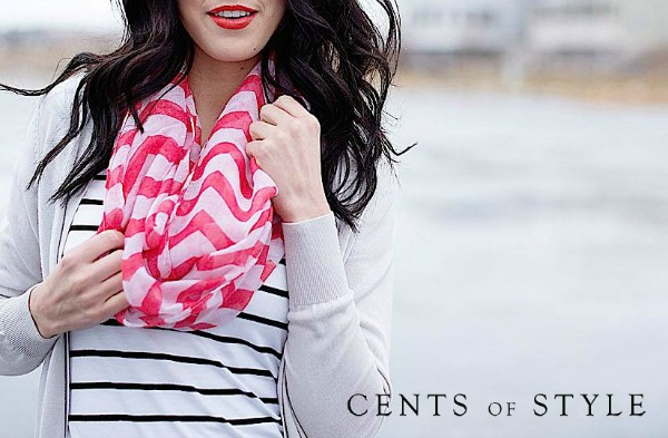 Cents of Style Spring Chevron Infinity Scarf
