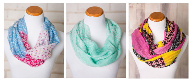 Cents of Style Spring Infinity Scarves