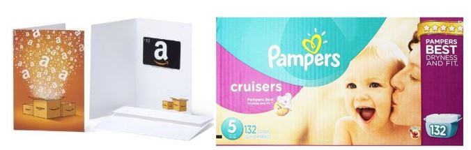 Pampers Diapers Amazon Gift Card Offer