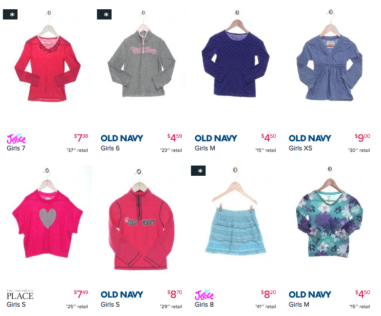 Shop gently-used kids clothing and get free shipping plus $15 off your purchase!