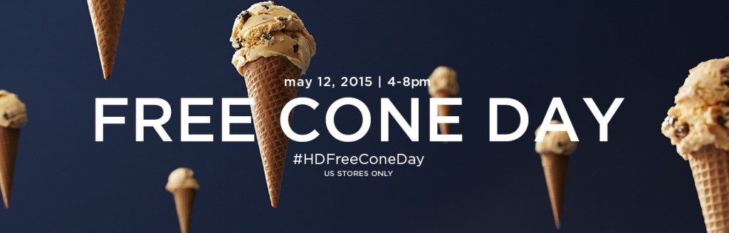 Haagen-Dazs Free Cone Day 2015