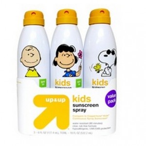 Up & Up Kids Peanuts Character Sunscreen 3-Pack